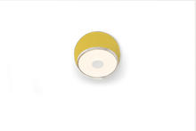 Koncept Inc GRW-S-CRM-HDF-PI - Gravy Wall Sconce - Chrome body, Honeydew (felt) plates - Plug-in